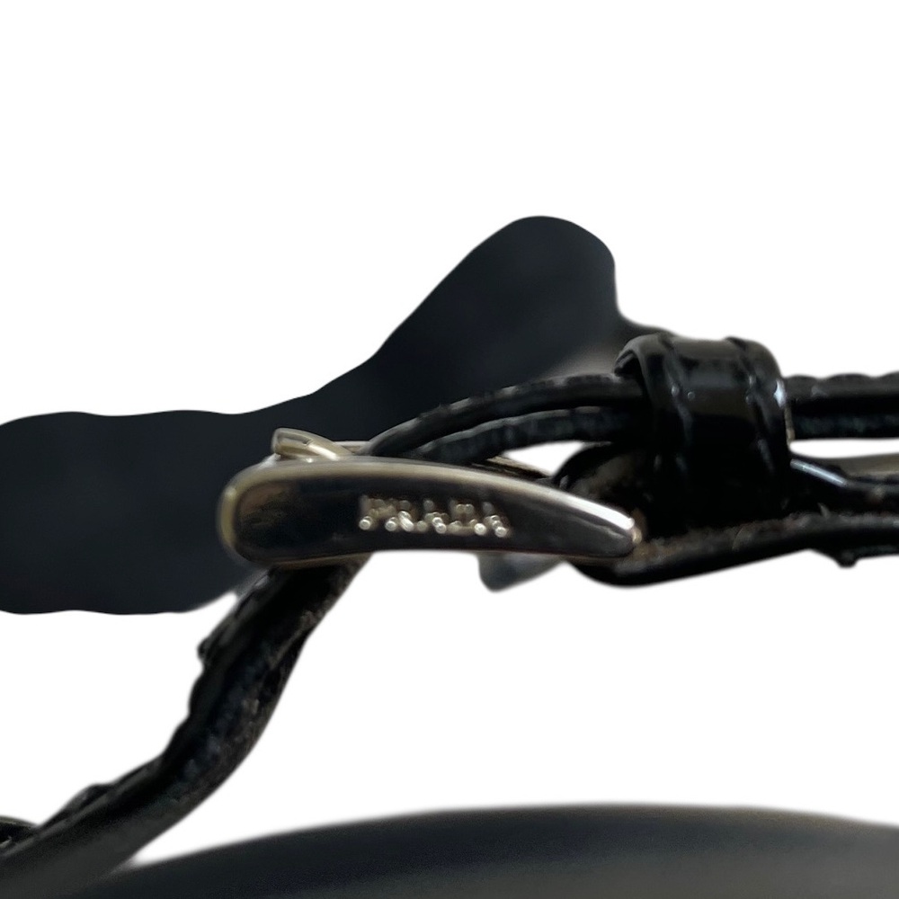 Prada Patent Leather T-Strap Sandals 36 - Picture 5 of 10